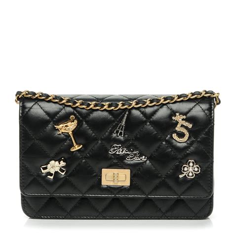 chanel lucky charms wallet|CHANEL Aged Calfskin Quilted Lucky Charms 2.55 Reissue .